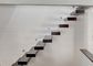 Αμερικανική στερεά ξύλινη ευθεία Cantilever συνήθειας σκαλών πτήσης σκάλα