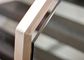 Κατοικημένη ευθεία σκάλα κιγκλιδωμάτων μπαλκονιών γυαλιού Frameless εξαρτήσεων σκαλών